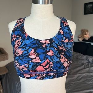 strappy back, high intensity sports bra